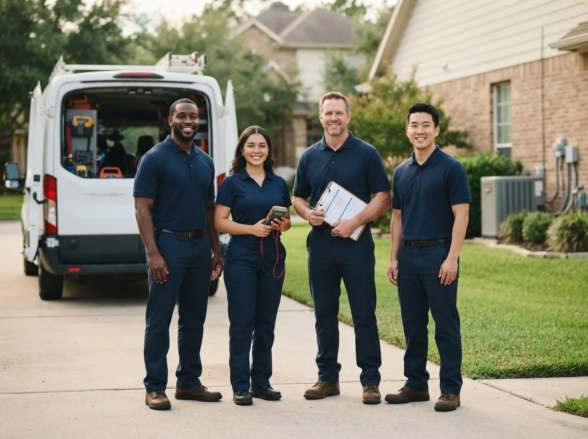 Certified HVAC technician near Snook, TX